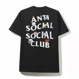 Anti Social Social Club x BT21 BTS Peekaboo TShirt